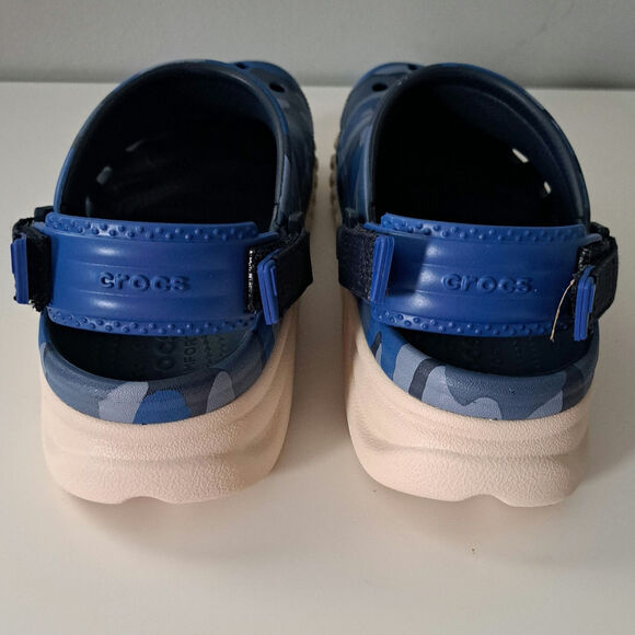 Crocs Adult Duet Max II Clog Blue Camo M7/W9 - Picture 4 of 11